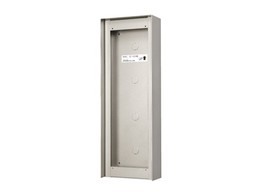 AIPHONE OPBOUWBEHUIZING MET REGENKAP   4 MODULES BOVEN ELKAAR