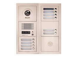 MODULAIRE AIPHONE GT VIDEO BUITENPOST MET 10 BELTOETSEN  INCLUSIEF INBOUWDOOS