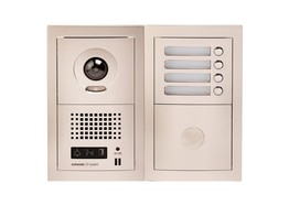 MODULAIRE AIPHONE GT VIDEO BUITENPOST MET 4 BELTOETSEN  INCLUSIEF INBOUWDOOS