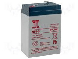 YUASA LOODBATTERIJ 6V 4AH