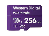 WESTERN DIGITAL PURPLE MICROSDXC-KAART  256 GB  MICRO SD KAART GESCHIKT VOOR GEBRUIK IN IP CAMERA