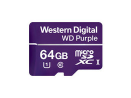 WESTERN DIGITAL PURPLE MICROSDXC-KAART  64 GB