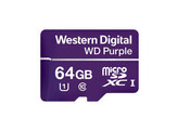 WESTERN DIGITAL PURPLE MICROSDXC-KAART  64 GB