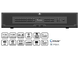 TRUVISION NVR 22P - 64 KANALEN IP H.264/265 - 2U - 4TB