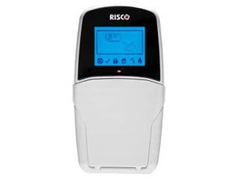 RISCO BASIS LCD KEYPAD MET INGEBOUWDE PROX LEZER   SMAL LIGHTSYS LCD KLAVIER MET NAAR BENEDEN OPENKLAPPEND DEURTJE   RP432KPP000A