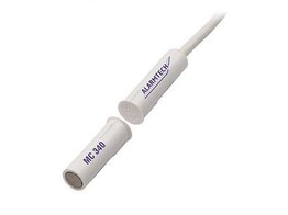 ALARMTECH WIT INBOUW MAGNEETKONTAKT MET DRAAD VAN 10M