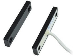 ALARMTECH ZWART EXTRA DUN OPBOUW MAGNEETCONTACT  2 METER KABEL