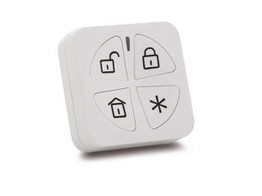 RISCO AFSTANDSBEDIENING 868 MHZ  PANDA DESIGN  4 TOETSEN MET INSTELBARE FUNCTIE  HU FUNCTIE  WISSELENDE CODE  LED INDICATOR  BATTERIJ CR2430. NIET VOOR OUDERE CENTRALES