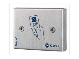 CDVI HORIZONTALE OPBOUW 125 KHZ PROXIMITY LEZER IN ROESTVRIJ STAAL  INOX .