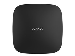 AJAX ZWARTE HUBPLUS  MAX 150 TOESTELLEN EN 99 GEBRUIKERS  WIFI   ETHERNET   2X 2G SIM ON BOARD