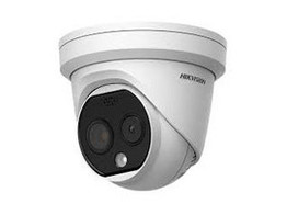 WITTE HIKVISION THERMAL EN OPTICAL NETWERK DOME CAMERA  THERMISCHE DUAL LENS DOME CAMERA