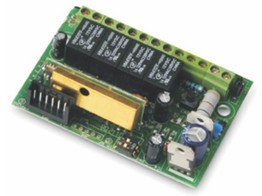 ONTVANGER 433 MHZ  4 KANALEN VOOR BEHUIZING br/ AU02800 EN AU02600  KNIPPERLICHT 70710 EN 70724  br/ 12-24 VAC-DC