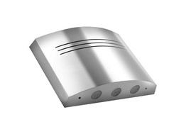 AUTONOME BUITENSIRENE MET FLITSLICHT  METAAL  INOX