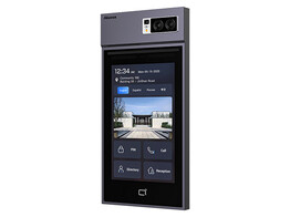 AKUVOX DESIGN BUITENPOST MET 10 INCH TOUCHSCREEN / BADGELEZER / GEZICHTSHERKENNING / ANDROID BASED