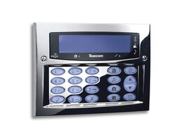 DBD-0127 TEXECOM PREMIER ELITE LCD CODEKLAVIER OPBOUW CHROOM