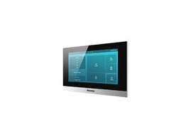 ZILVER ZWARTE  2 DRAADS AKUVOX BINNENPOST  MET 7 TOUCHSCREEN EN WI-FI IN PLASTIC BEHUIZING  LINUX VERSIE 