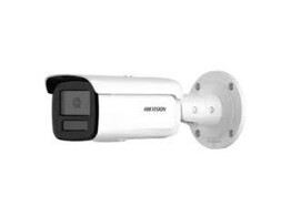 WITTE HIKVISION 4MP SMART HYBRID LIGHT MET COLORVU WDR BULLET NETWERK CAMERA MET VASTE LENS  IR EN WIT LICHT   IP67  2.8 MM