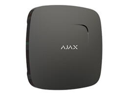 Ajax FireProtect draadloze brandmelder met temperatuur- en CO sensor  zwart. 2x CR2 Batterijen   CR2032 Back-up batterij. Afmetingen  132x132x31mm