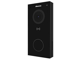 AKUVOX COMPACTE SIP VIDEO SMART INTERCOM BUITENPOST MET 1 DRUKKNOP  INGEBOUWDE MIFARE LEZER   POE POWERED ZWART